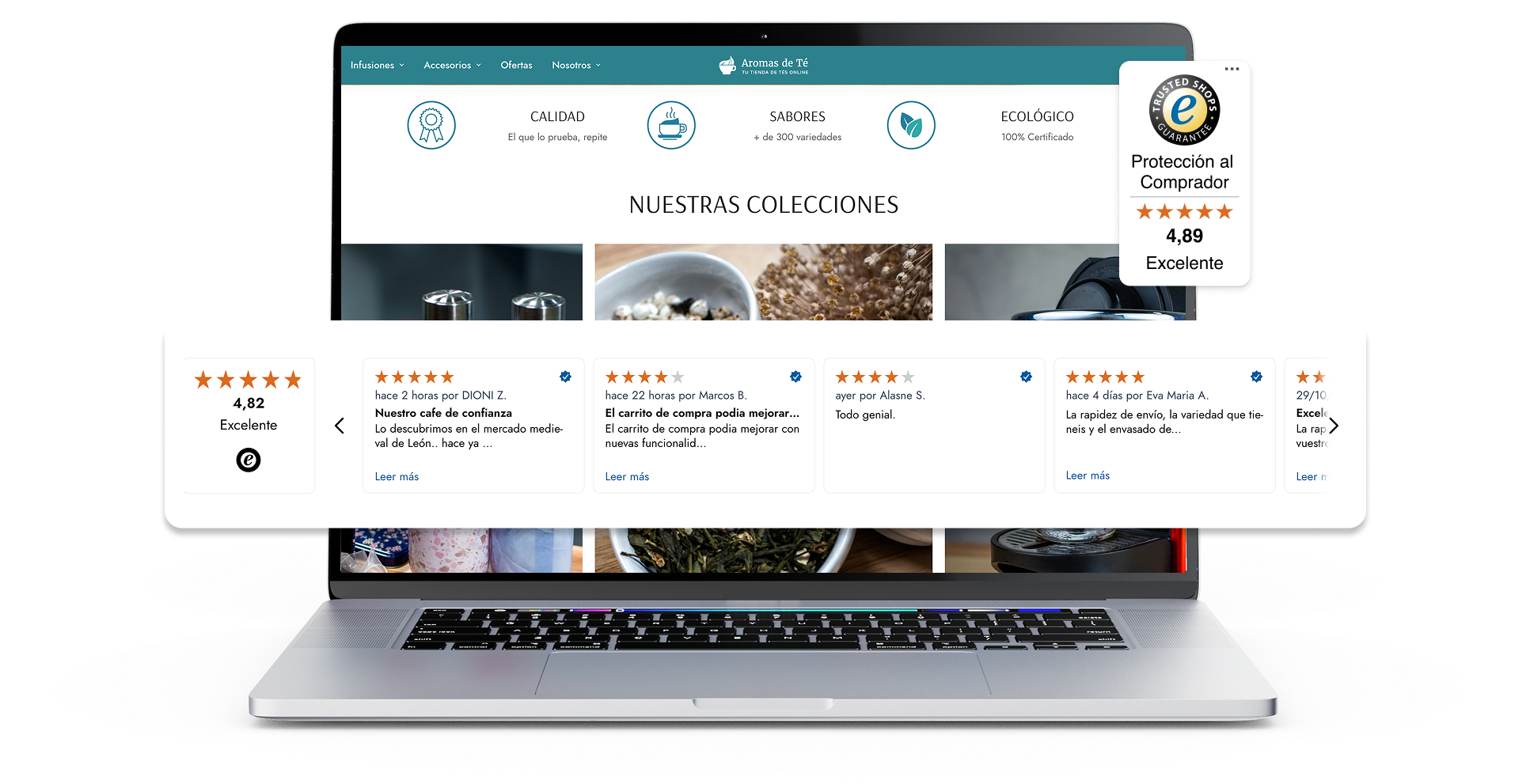 tienda online Aromas de té