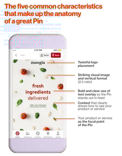 anatomy of a great pin pinterest