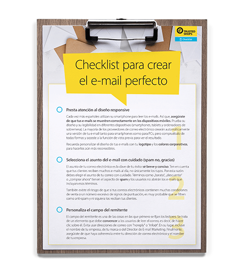 checklist sobre cómo crear el email perfecto