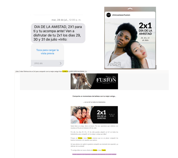 fusion sms instagram newsletter