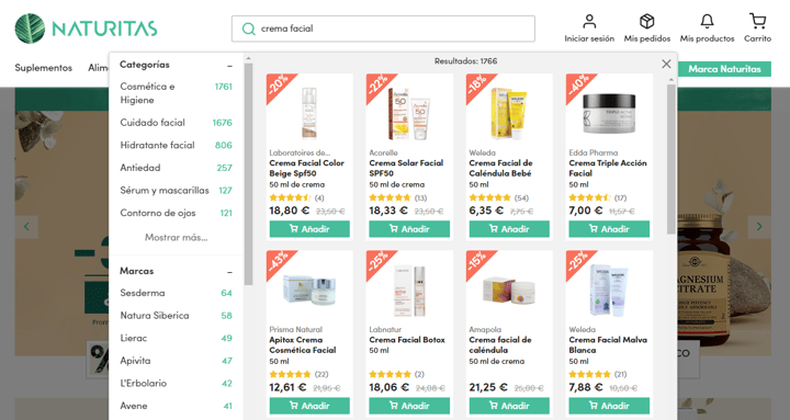 productos de Naturitas