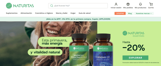 naturitas homepage