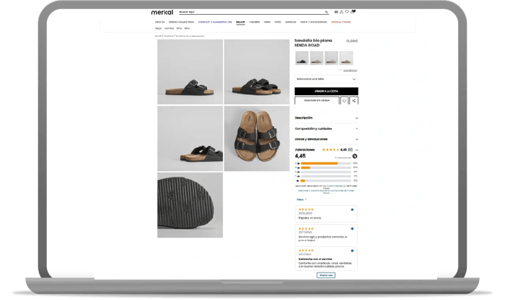 opiniones producto sandalias merkal